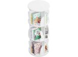 Woltu Kinderregal, Weiß, Holzwerkstoff, Metall, 40x97x40 cm, Kinder- & Jugendzimmer, Kindermöbel, Kinderregale