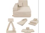 AngeLove Kindersessel, Beige, Textil, 80x24x80 cm, Kinder- & Jugendzimmer, Kindermöbel, Kindersitzmöbel & -tische, Kindersessel & -sofas