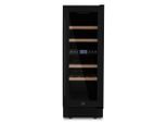 Les Petits Champs Weinkühlschrank, Schwarz, Metall, 29.5x83x57.5 cm, Küchengeräte, Küchenelektrogeräte, Kühl- & Gefrierschränke, Weinkühlschränke