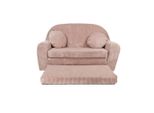Fortisline Kindersofa, Altrosa, Textil, Uni, Rund, 96x60x48 cm, Oeko-Tex® Standard 100, Kinder- & Jugendzimmer, Kindermöbel, Kindersitzmöbel & -tische, Kindersessel & -sofas