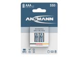 12X4 Ansmann Maxe Nimh Akku Micro Aaa 550 Mah 5030772