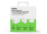 Belkin Boost Charge 70W Ladeger. 2Xusb-C Pd 1Xusb-A Ws.Wch018Hqwh