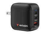 Verbatim Mini Gan Charger 70W 2Xusb-C Pd, 1Xusb-A Qc 3.0 32229