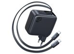 Baseus Enercore CJ21 Charger Retractable 3C 67W Eu Black