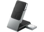 Alogic Matrix+ 3-In-1 Magnetic Charger+Power Bank+Aw Puk Grey