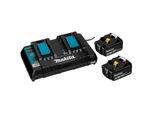 Makita Energy Kit 197629-2 2X BL1850B + DC18RD