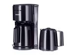 Severin Ka 9307 Schwarz Filterkaffeemaschine M.2 Kannen