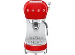 Smeg ECF02RDEU SiebträGermaschine Rot