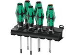 Wera 367/6 Torx Bo Kraftform Schraubendrehersatz + Rack