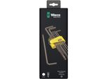 Wera 950/13 Hex-Plus Imperial 1 WinkelschlüSselsatz Blacklaser