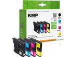 Kmp B65V Vorteilspack Bk/C/M/Y Kompatibel Mit Brother LC-985
