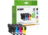 Kmp B78V Vorteilspack Bk/C/M/Y Kompatibel Mit Brother LC-1100