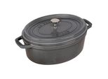 Staub La Cocotte 29Cm Oval Graphit-Grau, Gusseisen