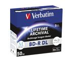 1X5 Verbatim M-Disc BD-R Blu-Ray 50GB 6X Speed, Jewel Case