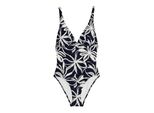 Marc O'Polo Damen Badeanzug Abstract FloralSchwimmanzug, Einteiler, Bademode