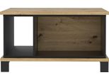 Couchtisch Forte "Duro", Schwarz (Artisan Eiche, Schwarz Eiche, Artisan Eiche, Schwarz Eiche, Artisan Eiche), B:80Cm H:44,6Cm T:55Cm, Tische, Couchtisch