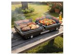 2000-watt-elektrogrillplatte, 25 x 29 cm Little balance 3066