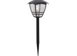 Led Solarleuchte "Solar-Wegleuchte Felix", Schwarz, B:14Cm H:45Cm L:14Cm T:14Cm Ø:14Cm, Parforce Traditional Hunting, Leuchten, Solar-Bollardleuchte Mit Filament-Led, 10 Lm, DäMmerungssensor