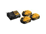 Dewalt DCB1104P3-QW 3X 18V 5Ah Akku-Set