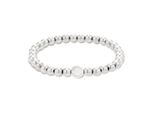 Armband Liebeskind Berlin "New Beads", Edelstahlfarben, ArmbäNder, Damen, 18Cm, Edelstahl, Armband