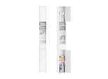Hochschrank Schmal Badschrank Weiß 20X180X20Cm