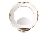 Globo Lighting LED Wandleuchte "Karilion", Gold (Verchromt), Leuchten, Wandlampe/Acrylkristalle Rauchfarben/Bxh: 240X255Mm, LED Wandleuchte