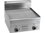 SARO Elektrogrillplatte, gerillt,Aufti.,600x600, EFT66R