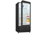 Exquisit Glastürkühlschrank, 200l Getränkekühlschrank mit LED, Umluft, 3 verstellbare Ablagen, CoolPro, GKS180-GT-431D weiss