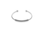 Armspange Liebeskind Berlin "Twist", Edelstahlfarben, ArmbäNder, Damen, 7Cm, Edelstahl, Armspange