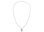 Kette Mit AnhäNger Tommy Hilfiger "Schmuck Edelstahl Halsschmuck Venezianerkette", Silber (Edelstahlfarben), Halsketten, Herren, Edelstahl, L: 61 B: 2,4Mm, B:2,4Mm