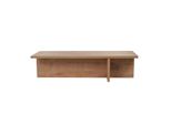 Couchtisch Mit Rechteckiger Platte Und Asymmetrischem Fuß L120 Cm - Harbor