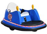 COSTWAY Elektro-Kinderauto Autoscooter 6V mit Musik 360 Grad, blau