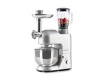 Lucia Küchenmaschine 3-in-1 1800 W / 2,7 PS 5 Ltr Edelstahl BPA-frei Grau