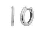 Paar Creolen CaÏ "925 Silber Rhodiniert Zirkonia", Weiß (Weiß, Weiß), Ohrringe, Damen, One-Size, Silber 925 (Sterlingsilber)