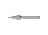 Pferd Tools Hartmetall HochleistungsfräSstift Allround Spitzkegel SKM Ø 12X25Mm Schaft-Ø 6Mm Universal Grob (21001037)