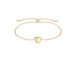 Armband Tamaris "Schmuck Geschenk Edelstahl Armkette Bold Hearts Herz", Gold (Gelbgoldfarben), ArmbäNder, Damen, 23Cm, Edelstahl, Armband