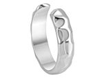 Ohrklemme Firetti "Schmuck Geschenk Silber 925 Ohrschmuck Strukruriert", Silber (Silberfarben), Ohrringe, Damen, 11Mm, Silber 925 (Sterlingsilber)