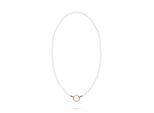 Perlenkette Tamaris "Pearl Charms", Gelbgoldfarben, Weiß, Halsketten, Damen, Edelstahl Perlen, L: 45 B: 4,36Mm, Edelstahl, Perlen, Perlenkette, Mit Glasperle, B:4,36Mm