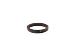 Lederarmband Tommy Hilfiger "Round Braided Bracelet", Braun (Schwarz, Blau, Weiß, Rot, Braun), ArmbäNder, Damen, 19Cm, Edelstahl Leder, Edelstahl, Leder, Lederarmband