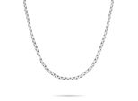 Kette Ohne AnhäNger S.Oliver, Edelstahlfarben, Halsketten, Herren, Edelstahl, L: 55 B: 4Mm, B:4Mm
