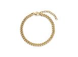 Armband S.Oliver, Gelbgoldfarben, ArmbäNder, Herren, 22Cm, Edelstahl, Armband