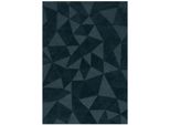 Wollteppich Hoch-Tief Petrol 200 X 290 Cm - Deben Kadima Design