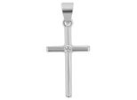 KettenanhäNger Adelia´s "Zeitloser Kreuz AnhäNger Aus 925 Sterling Silber", Gold, SchmuckanhäNger, Damen, Silber 925 (Sterlingsilber), KettenanhäNger