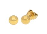 Paar Ohrstecker Titania "Titanohrstecker", Gold (Goldfarben), Ohrringe, Damen, Titan