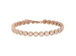 Armband Titania "Titanarmband", Rosa (RoséGoldfarben), ArmbäNder, Damen, Titan, Armband, Mit Zirkonia