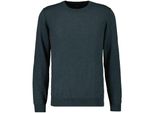 Rundhalspullover Ragman, Herren, Gr. 56, GrüN (DunkelgrüN, 357), Strick, 95% Baumwolle 5% Kaschmir, Rundhals, Pullover Rundhalspullover