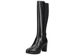 High-Heel-Stiefel Nero Giardini "Nero Giardini Stiefel Leder/Textil", Damen, Gr. 41, Schwarz, Leder, Textil, Schuhe