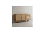 Kadima Design Mangoholz Sideboard, Unique Design, Stabile Konstruktion, GroßEr Stauraum