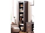 Standregal Otto Home "Rauna, Regal, Massivholzregal, BüCherregal", Braun (Dunkelbraun), B:57,4Cm H:180Cm T:38Cm, Regale, Standregal, HöHe 180 Cm, Aus Massiver Kiefer, Fsc-Zertifiziert
