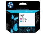 HP 72 Magenta und Cyan Druckkopf, HP DesignJet T610-Druckerserie, T620-Druckerserie, T770-Druckerserie, T1100-Druckerserie,..., Thermal Inkjet, Cyan, Magenta, C9383A, Business, Singapur
